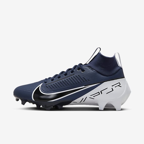 Nike blue and white cleats discount